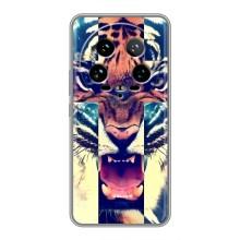 Чехлы с изображением разных животных для Xiaomi 14 Ultra (Яркий Тигр)