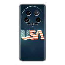 Чехол Флаг USA для Xiaomi 14 Ultra