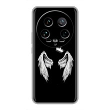 Чехол (Корона на чёрном фоне) для 14 Ультра (Крылья и корона)