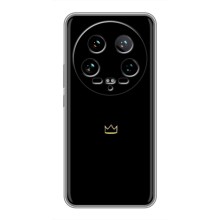 Чехол (Корона на чёрном фоне) для 14 Ультра (Мини корона)