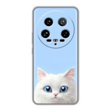Чехол на тематику: Коты для Xiaomi 14 Ultra – Белый кот