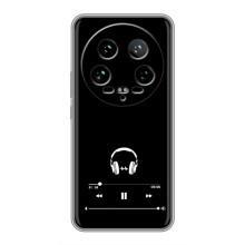 Чехол с картинками на черном фоне для Xiaomi 14 Ultra – Плеер