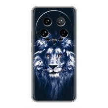 Чехол с картинкой на Xiaomi 14 Ultra – Лев - синий