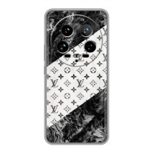 Чехол Стиль Louis Vuitton на Xiaomi 14 Ultra (LV на белом)