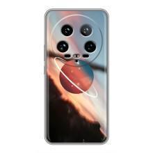 Чехол (ТПУ) с планетами на Xiaomi 14 Ultra – Сатурн