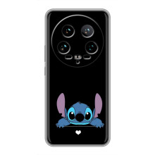 Чехол с принтом Стич на Xiaomi 14 Ultra – Стич на черном