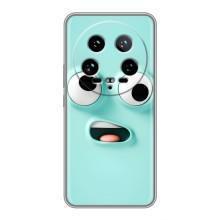 Силиконовые Чехлы (смешные стикеры) для Xiaomi 14 Ultra – мордочка