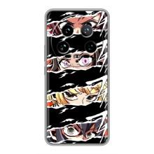 Силиконовые чехлы с глазами Anime для 14 Ультра – Глаза на чорном