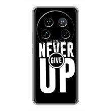 Силиконовый Чехол на Xiaomi 14 Ultra с картинкой Nike (Never Give UP)