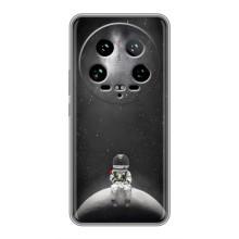 Силиконовый Чехол с принтом "Космонавты" на Xiaomi 14 Ultra – Космонавт романтик