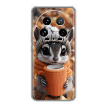 Печатный чехол «Зверята с кофе» для Xiaomi 14 Ultra