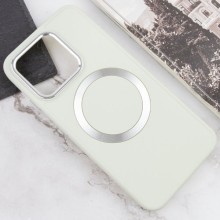 TPU чохол Bonbon Metal Style with MagSafe для Xiaomi 14 – Білий
