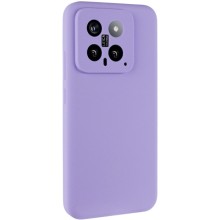 Чохол Silicone Cover Lakshmi Full Camera (AA) для Xiaomi 14 – Бузковий