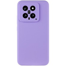 Чохол Silicone Cover Lakshmi Full Camera (AA) для Xiaomi 14 – Бузковий