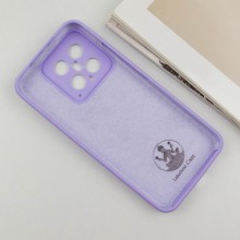 Чохол Silicone Cover Lakshmi Full Camera (AA) для Xiaomi 14 – Бузковий