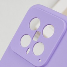 Чохол Silicone Cover Lakshmi Full Camera (AA) для Xiaomi 14 – Бузковий