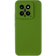 Чохол Silicone Cover Lakshmi Full Camera (AA) для Xiaomi 14 – Зелений