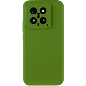 Чехол Silicone Cover Ummi Lakshmi Full Camera (AA) для Xiaomi 14 – Зеленый