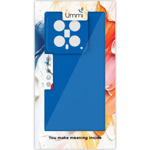Чехол Silicone Cover Ummi Lakshmi Full Camera (AA) для Xiaomi 14 – Синий