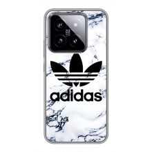 Чехлы Адидас для Xiaomi 14 (AlphaPrint) (Адидас на мраморе)