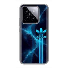Чохли Адидас для Xiaomi 14 (AlphaPrint) (Синій Адідас)