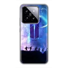 Чехлы BTS для Xiaomi 14 (AlphaPrint) – Army BTS