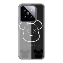 Чохли для Xiaomi 14 - Bearbrick Louis Vuitton (PREMIUMPrint) (БеарБрік очі)