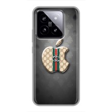 Чехлы ГУЧЧИ для Сяоми 14 (AlphaPrint) (Apple gucci)