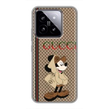 Чехлы ГУЧЧИ для Сяоми 14 (AlphaPrint) (Mickey GUCCI)
