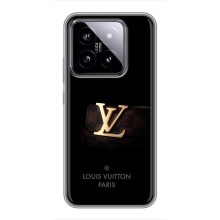 Чехлы Луи Витон для Xiaomi 14 (AlphaPrint - LOUIS VUITTON) (ремешок LV)