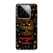 Чехлы Пять ночей с Фредди для Сяоми 14 (Freddy)