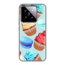 Чехлы с Фруктами для Xiaomi 14 (VPrint) (Кексики)