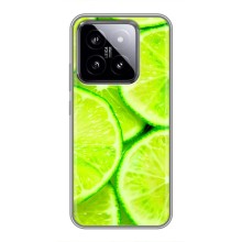 Чехлы с Фруктами для Xiaomi 14 (VPrint) (Лайм)