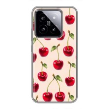 Чехлы с Фруктами для Xiaomi 14 (VPrint) (Вишня)