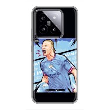 Чехлы с футболистом Ерлинг Холанд для Xiaomi 14 (AlphaPrint) (гол Эрлинг Холланд)