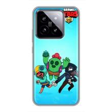 Чехлы Brawl Stars для Xiaomi 14 (AlphaPrint)