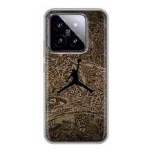 Чехлы для Xiaomi 14 - с картинкой JORDAN (AlphaPrint) (Logo Jordan)