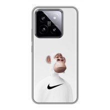 Чехлы с Обезьянами NFT для Xiaomi 14 (AlphaPrint) (обезьяна NFT Nike)