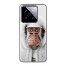 Чехлы с Обезьянами NFT для Xiaomi 14 (AlphaPrint) (обезьяна NFT в тату)
