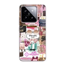 Чохол (Dior, Prada, YSL, Chanel) для Xiaomi 14 – Брендb