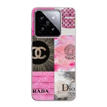 Чехол (Dior, Prada, YSL, Chanel) для Xiaomi 14 (Модница)