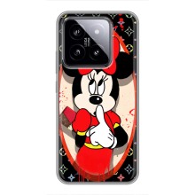 Чехол Disney Mouse Xiaomi 14 (PREMIUMPrint) (Минни Маус ЛВ)