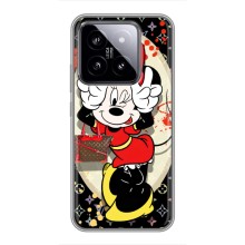 Чехол Disney Mouse Xiaomi 14 (PREMIUMPrint) (Минни peace)