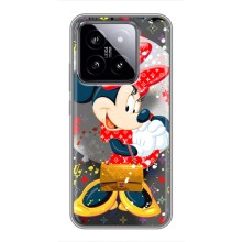 Чехол Disney Mouse Xiaomi 14 (PREMIUMPrint) (Minni с бантиком)