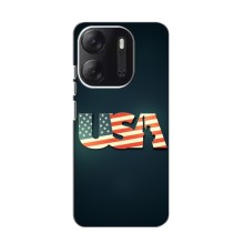 Чехол Флаг USA для Xiaomi 14 (USA)