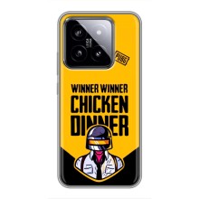 Чехол PUBG для Сяоми 14 (AlphaPrint) (Pubg шлем)