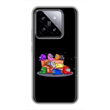 Чехол Амонг Ас для Xiaomi 14 (AlphaPrint) (Амонг-ас)