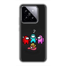 Чехол Амонг Ас для Xiaomi 14 (AlphaPrint) (Импостер)