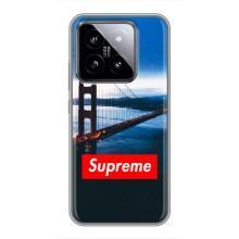 Чеохол для Xiaomi 14 з картинкою Supreme (AlphaPrint)