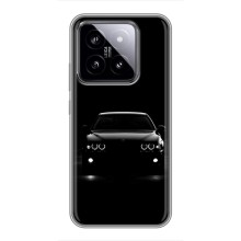 Чехол для Сяоми 14 - с принтом БМВ (AlphaPrint) (Машина BMW)